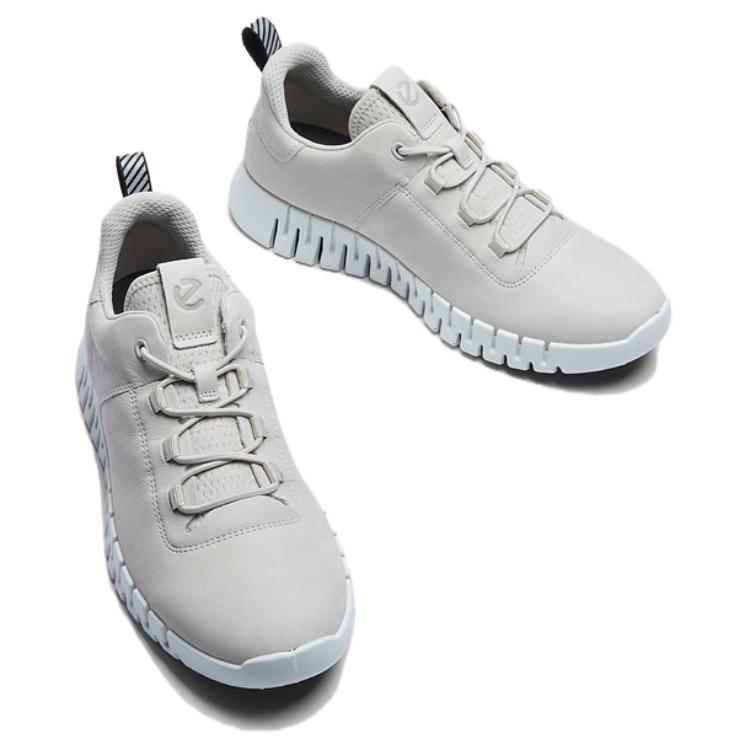 Ecco Smart Series Low-Top Casual Shoes Men's Gray White купить в интернет-магазине Yoocart с быстрой доставкой по России.