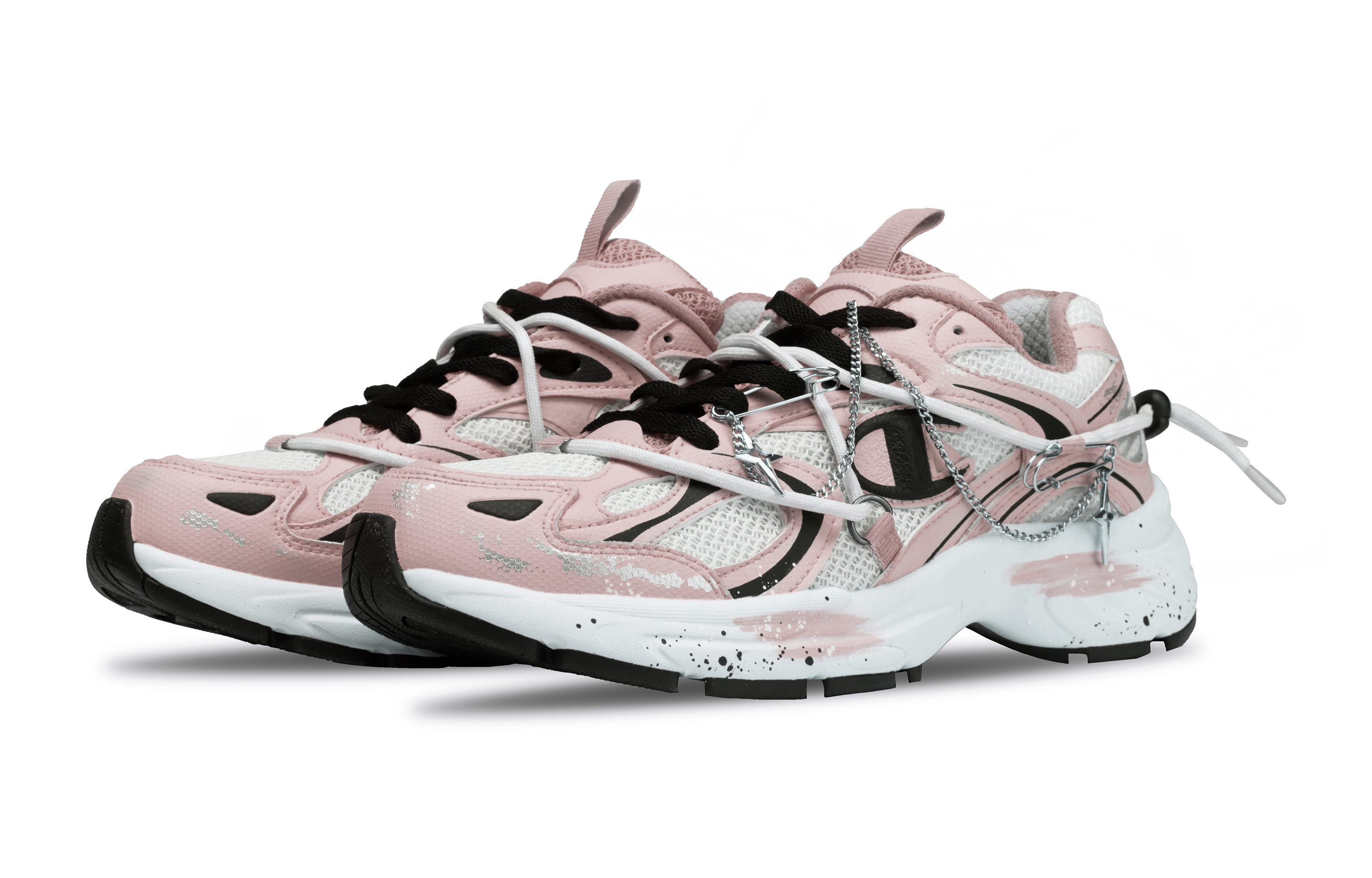 Champion Abrasion Resistant Low top Running Shoes Unisex White Pink купить в интернет-магазине Yoocart с быстрой доставкой по России.