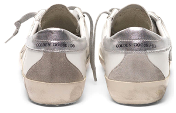 Golden Goose Superstar 'White Silver' Men's