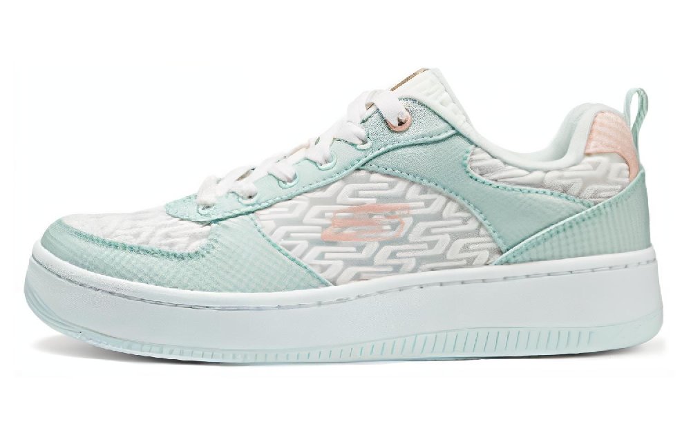 Skechers Low Top Skateboard Shoes Women's White Blue