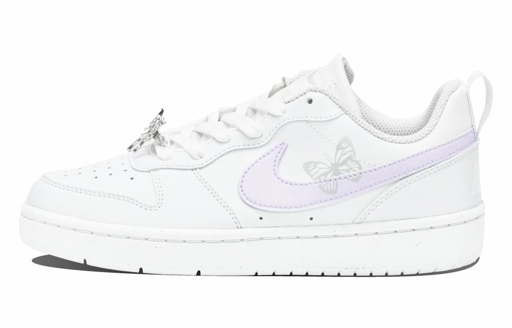 Nike Court Borough Slip Resistant Low Top Skateboard Shoes GS Purple купить в интернет-магазине Yoocart с быстрой доставкой по России.