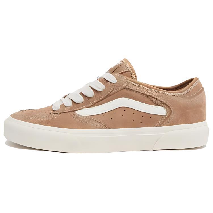 Vans Rowley Anti-Slip Wear-Resistant Low-Top Skateboard Shoes Unisex Brown