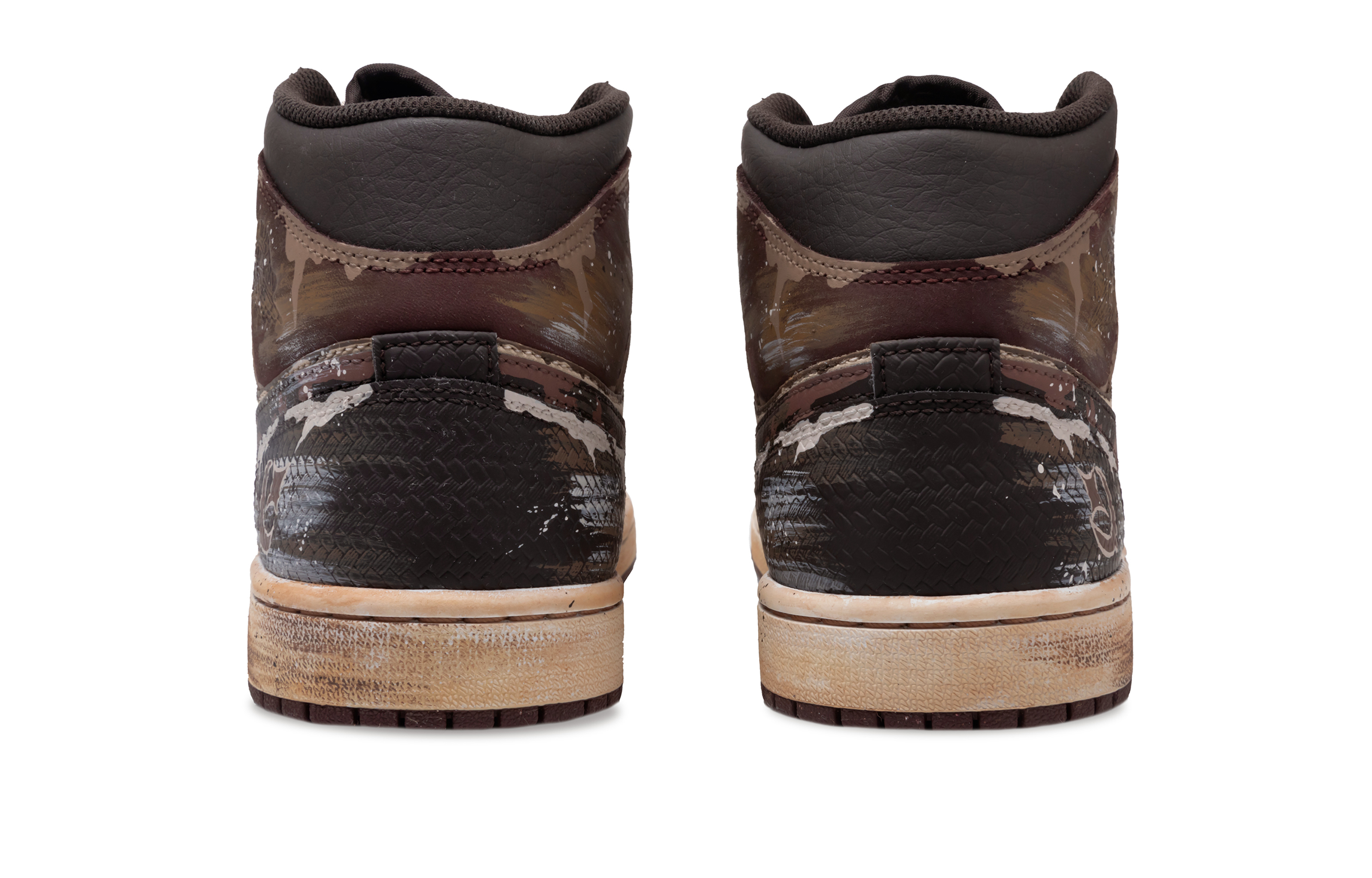 Jordan Air Jordan 1 Mid-Top Vintage Basketball Shoes Men's Earth Brown купить в интернет-магазине Yoocart с быстрой доставкой по России.