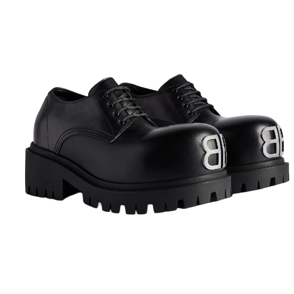 Balenciaga Stomper Lace Up Derby Shoes