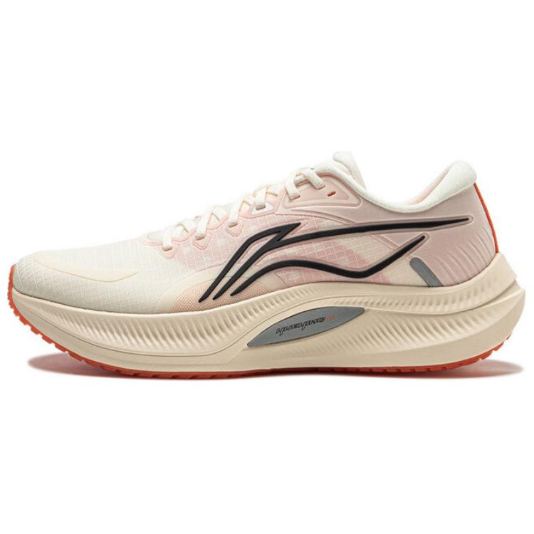 LINING Yueying 4 Running Shoes Men's Low top Beige Pink
