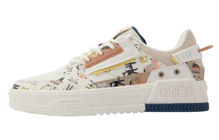 361° Star Beyond 2 Cushioning, Wear Resistant Low Top Skateboard Shoes Women's White Umber