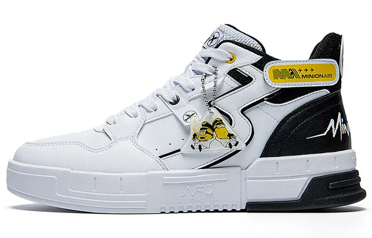 361° NFO High top Skateboard Shoes Men's White Black