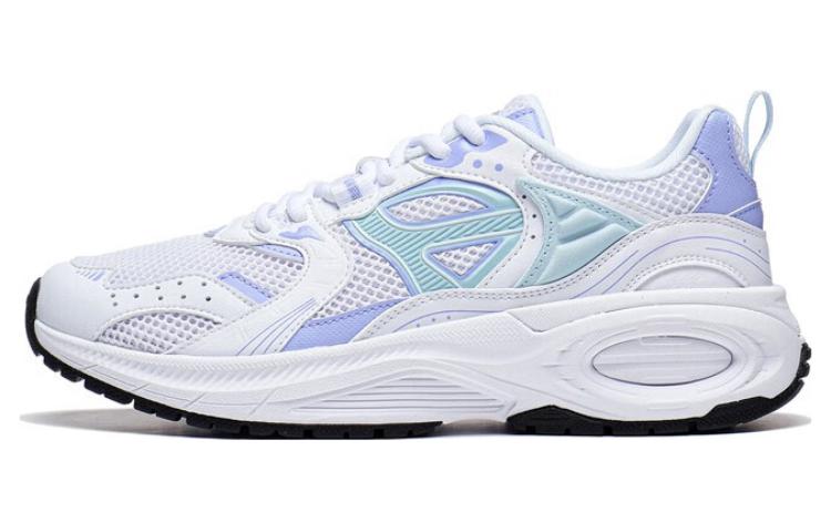 LiNing 92 CICI Anti-Slip Wear-Resistant Low-Top Sports Casual Shoes Women's White Cyan Purple