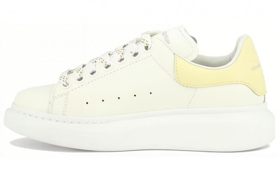 Alexander McQueen Oversized White Lemon Yellow Women's