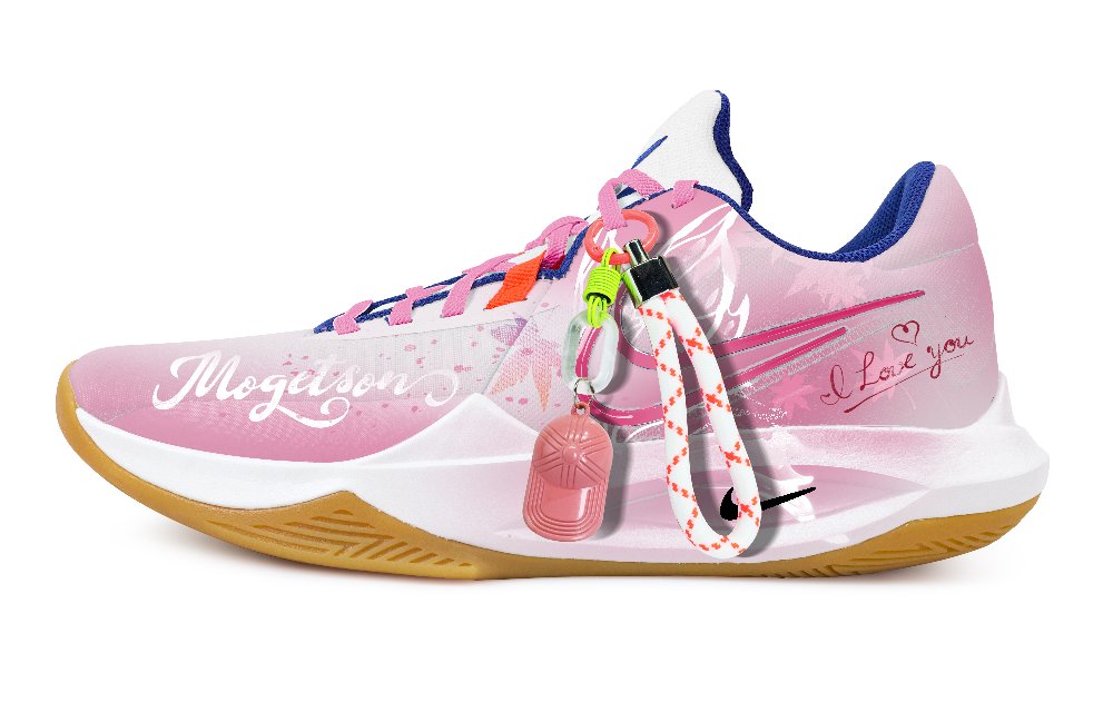 Nike Precision 6 Low Top Basketball Shoes Men's Pink