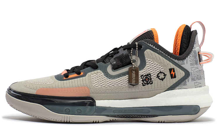 361° Supernova 1.0 Basketball Shoes Men Low-Top Gray