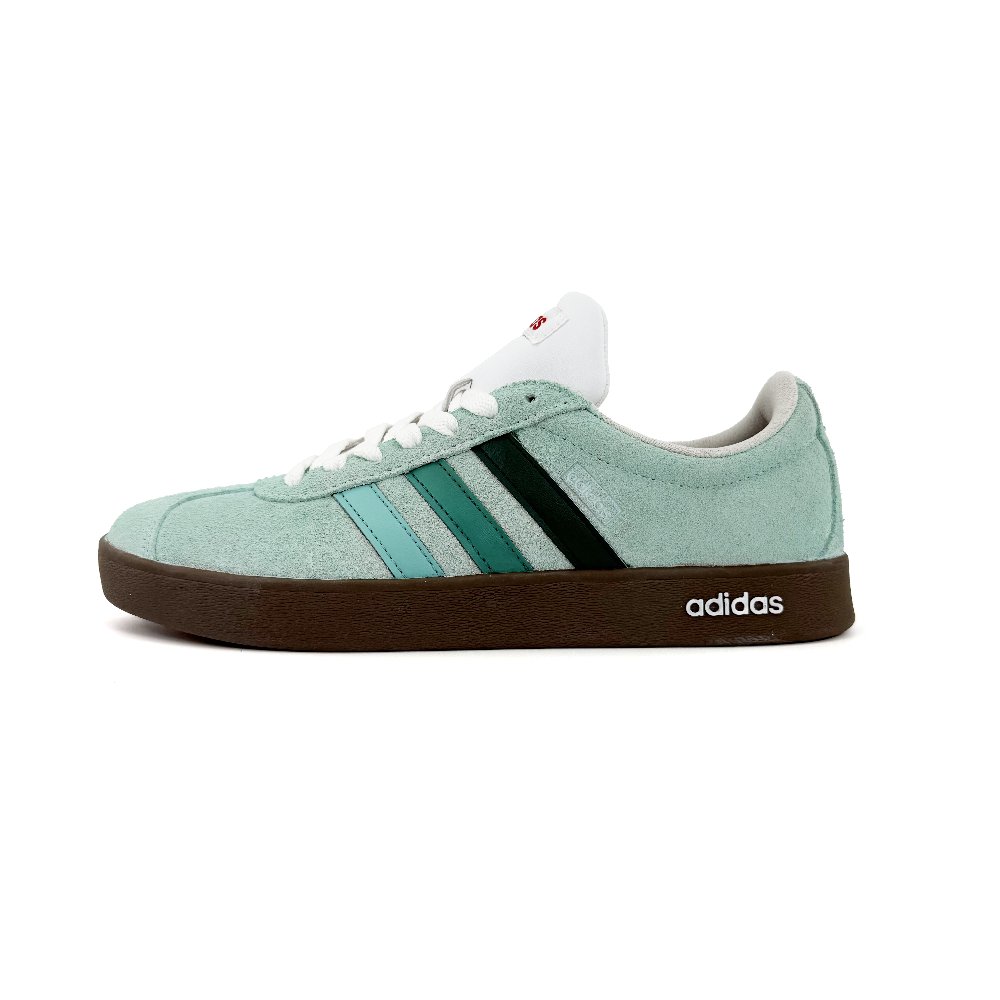 Adidas VL COURT 2.0 Zhuo Yu Abrasion Resistant Low Top Skateboard Shoes Unisex Green