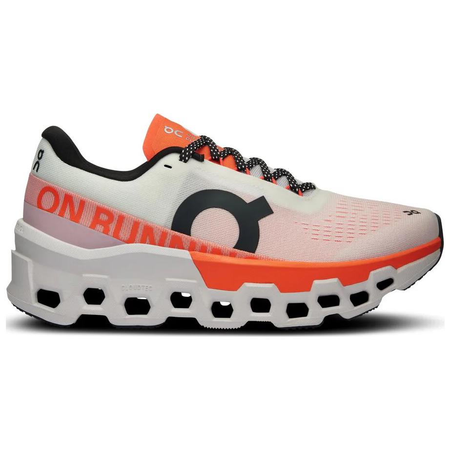 On Running CloudmOnster 2 White Flame Women's