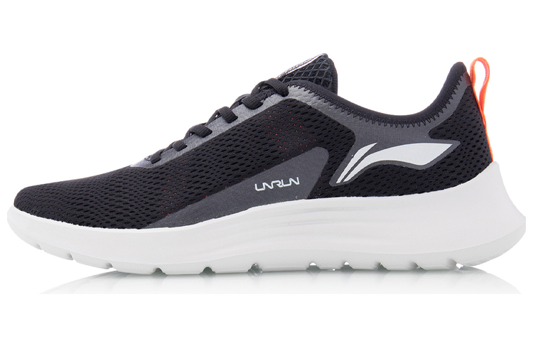 LiNing Future Run Slip Resistant Abrasion Resistant Low top Running Shoes Unisex Black