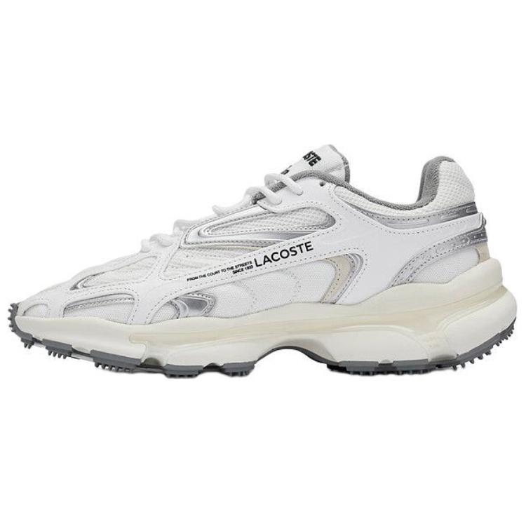 LACOSTE Slip-Resistant Low-Top Casual Shoes Men's White