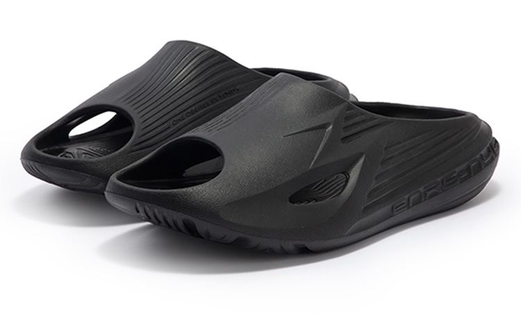 361° Slip-Resistant Slide Slippers Unisex Black Gray