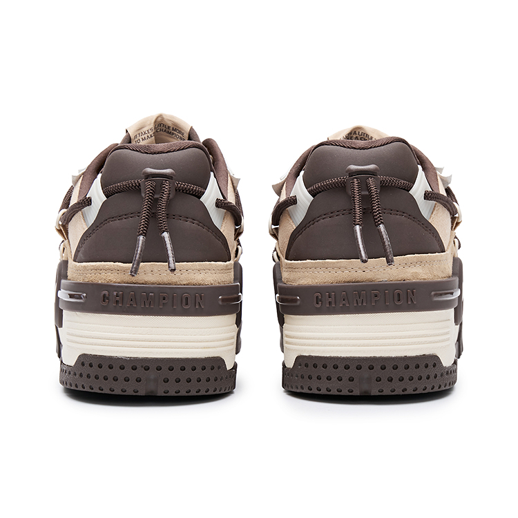Champion Headphone Shoes Low Top Skateboard Shoes Men's Sesame Brown/Baroque Brown