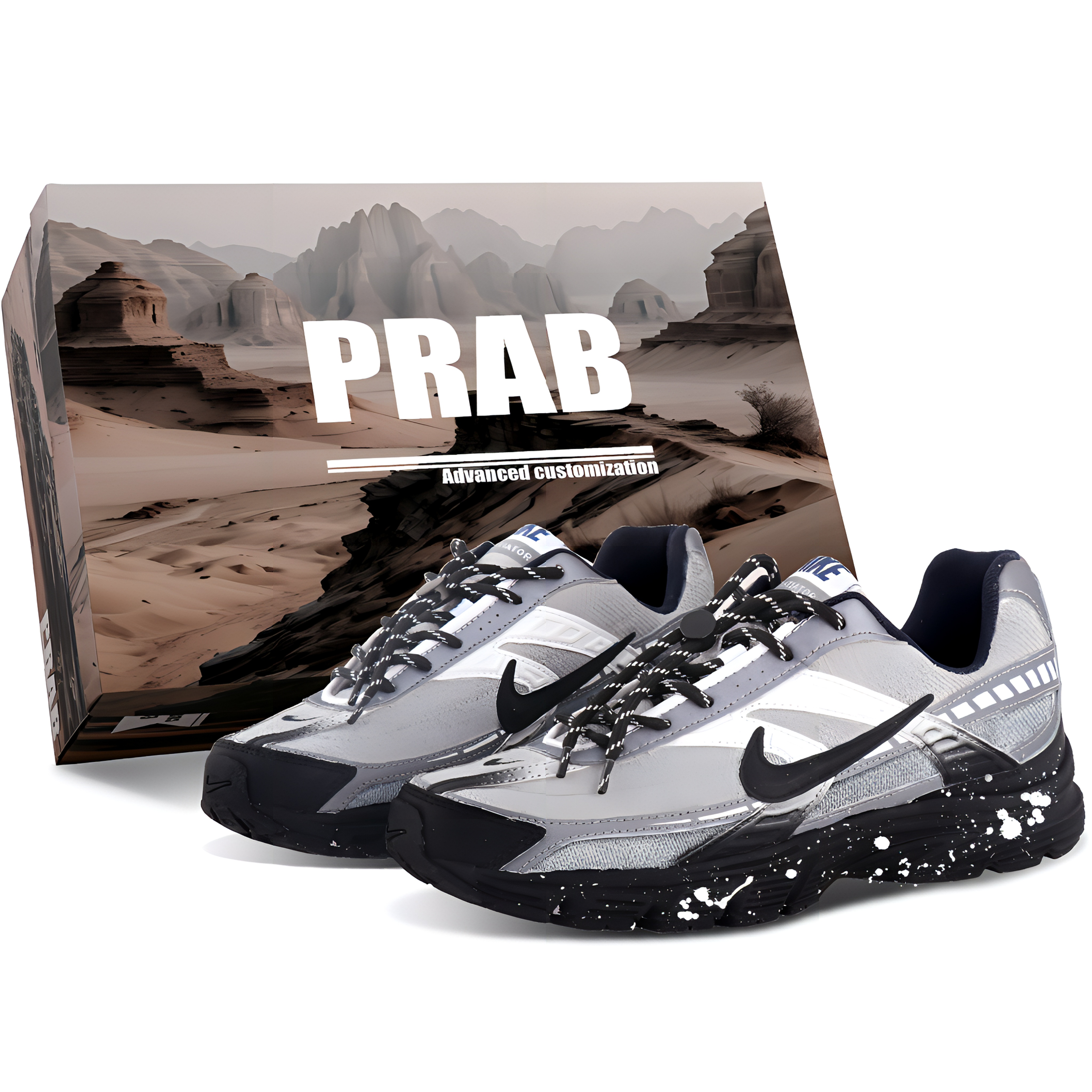 Nike Initiator Low top Running Shoes Men's Galaxy Gray