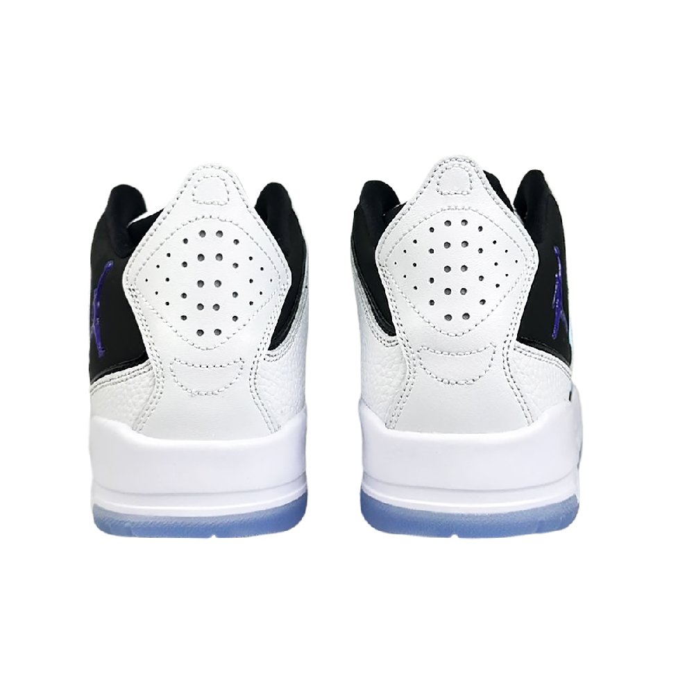 Jordan Courtside 23 Slip-Resistant Mid-Top Vintage Basketball Shoes Unisex Black White