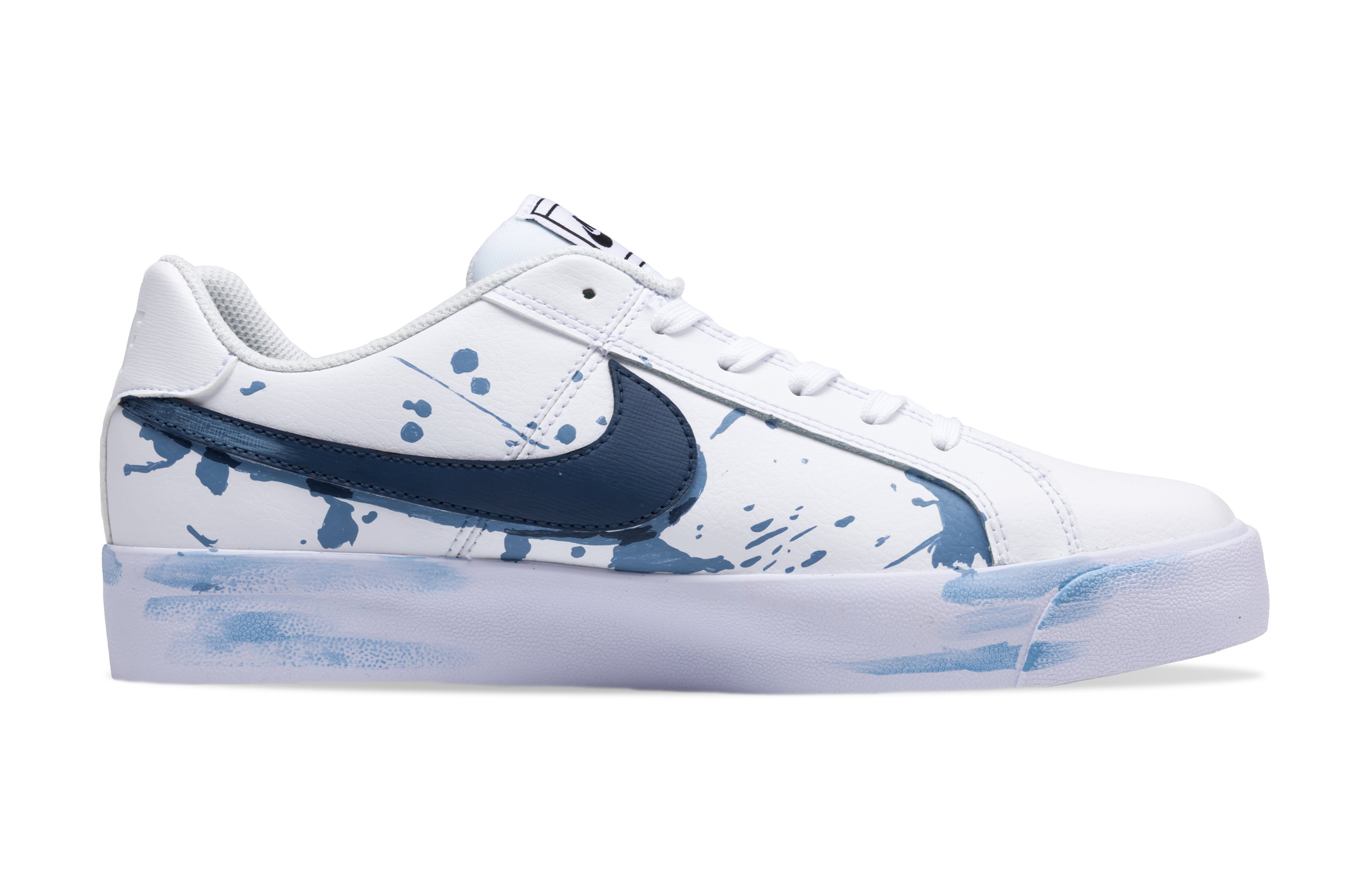 Nike Court Royale Anti-Slip Wear-Resistant Low-Top Skateboard Shoes Unisex Blue купить в интернет-магазине Yoocart с быстрой доставкой по России.