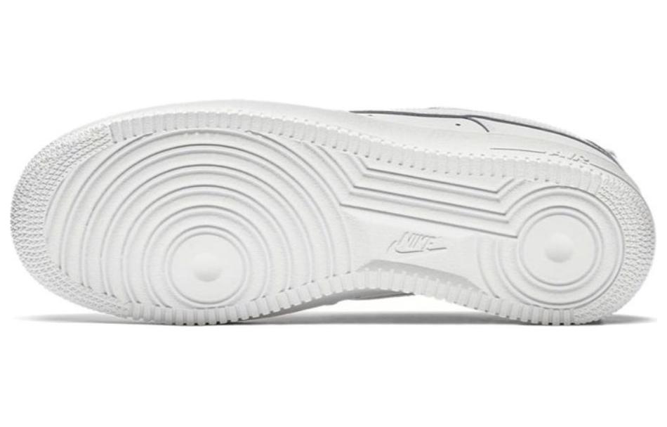 Nike Air Force 1 Thermal Coverage Low Top Skateboard Shoes Women's White Gray