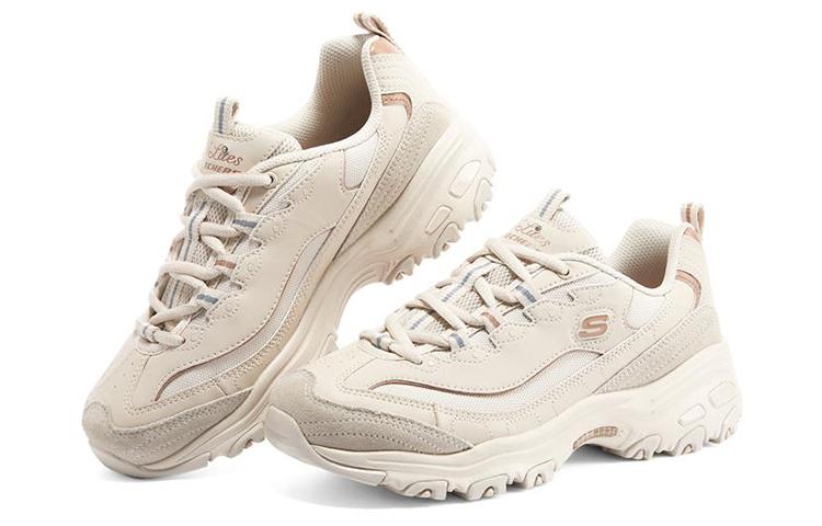 Skechers D'Lites 1.0 'White Pink' Women's