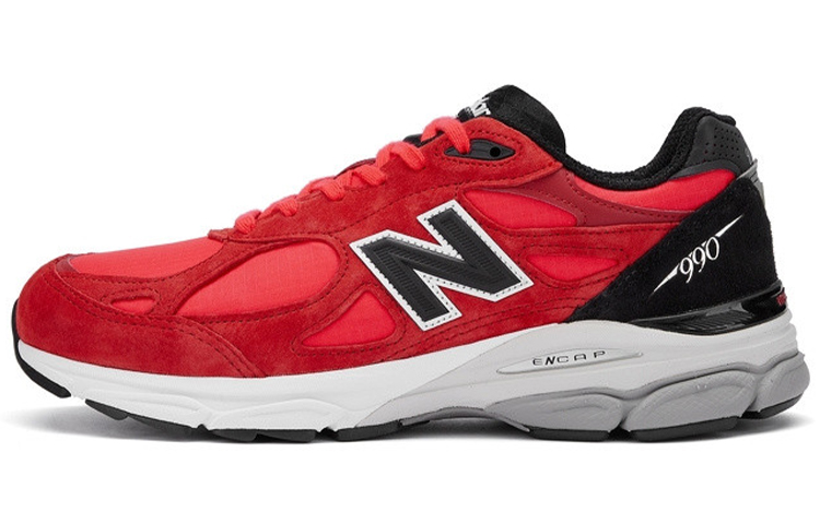 New Balance 990v3 MiUSA Red Suede