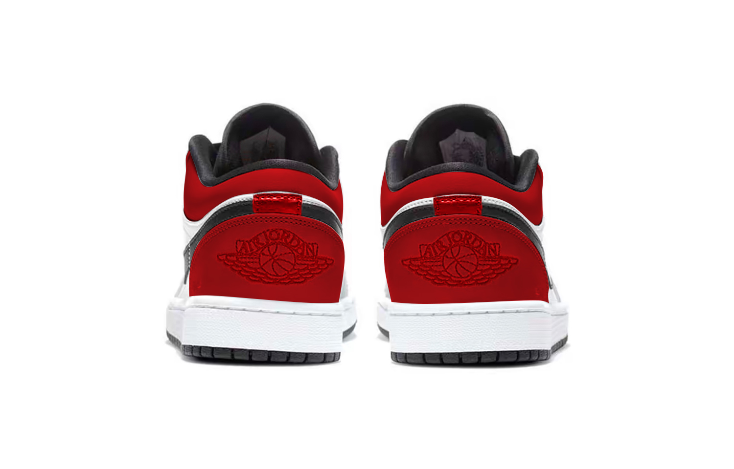 Jordan Air Jordan 1 Chicago Box Abrasion Resistant Low top Vintage Basketball Shoes Unisex Black Red купить в интернет-магазине Yoocart с быстрой доставкой по России.