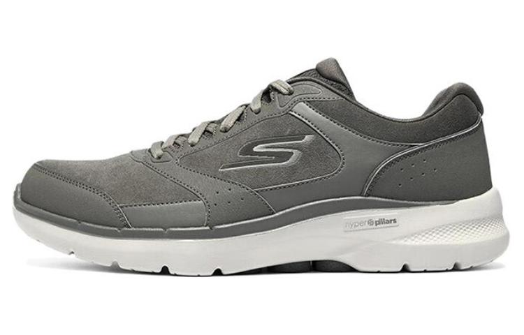 Skechers Go Walk 6 Shoes 'Grey White'
