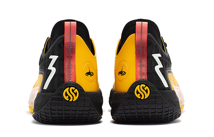 361° Zen 5 BE WATER Low-Top Professional Performance Basketball Shoes Men's Yellow Black