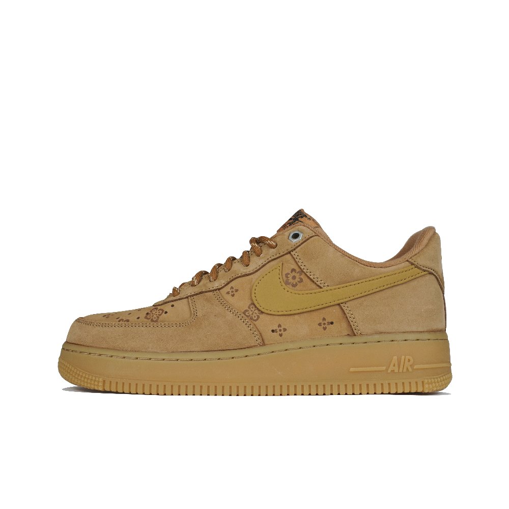 Nike Air Force 1 Low Top Skateboard Shoes Unisex Brown