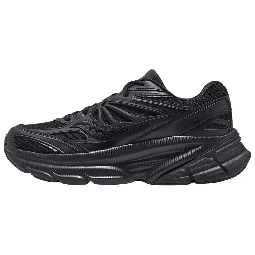 Saucony GUARD Shock Absorbers Low Top Running Shoes Unisex Black