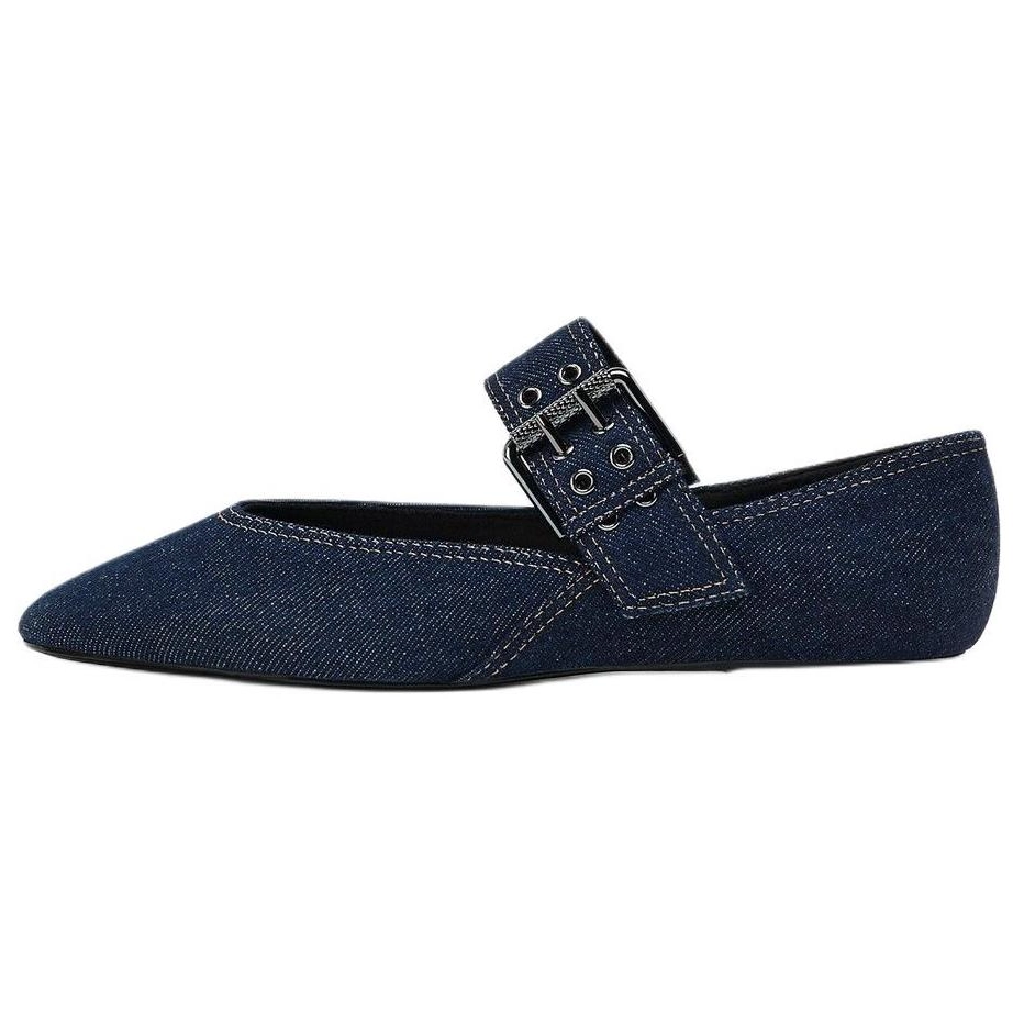 ZARA Casual Single Shoes Women's Blue