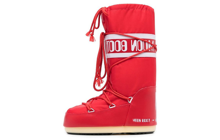 Moon Boot Icon Logo Printed Lace-Up Boots