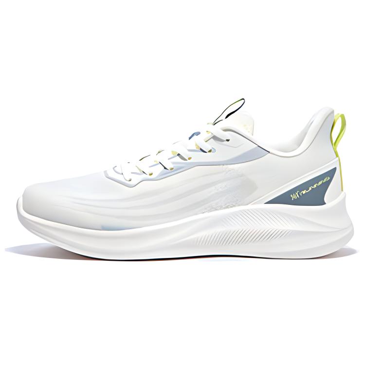 361° Anti Slip Wear Resistant Low Top Running Shoes Men's White Gray
