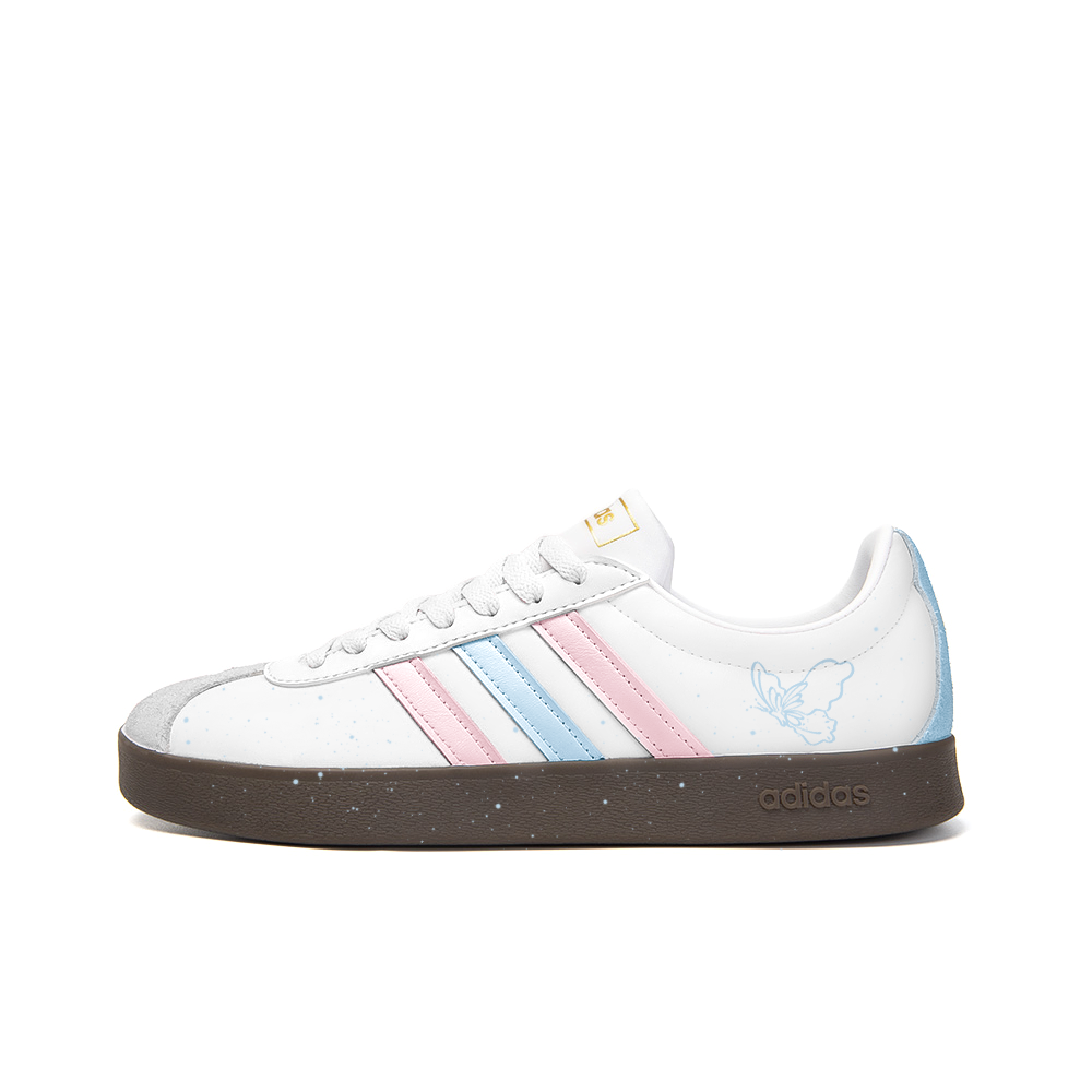 Adidas Neo VL Court 2.0 Anti Slip Wear Resistant Low Top Skateboard Shoes Unisex White Blue Pink купить в интернет-магазине Yoocart с быстрой доставкой по России.
