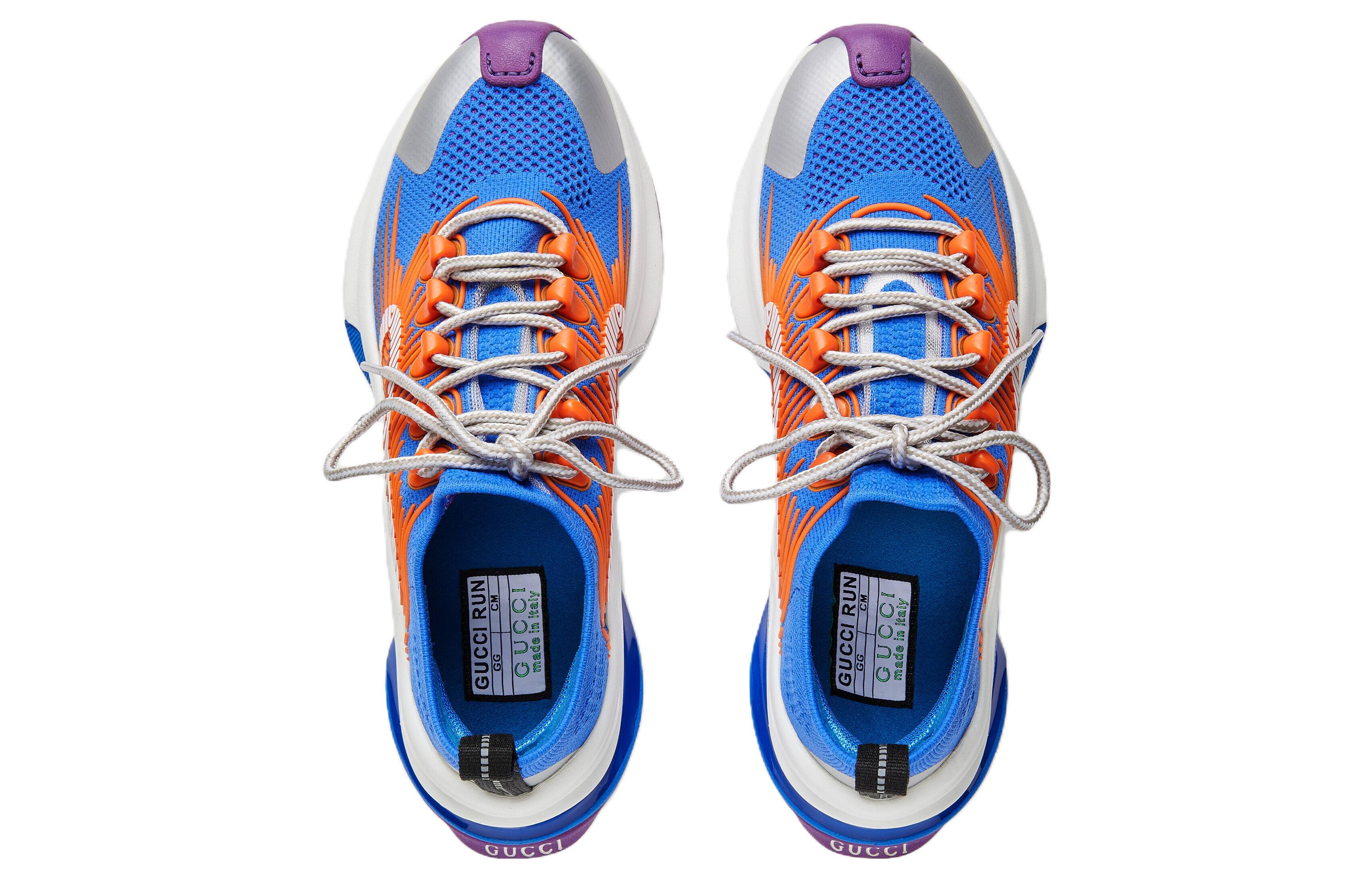 GUCCI Women's Run Sneaker 'Blue Orange' Women's купить в интернет-магазине Yoocart с быстрой доставкой по России.