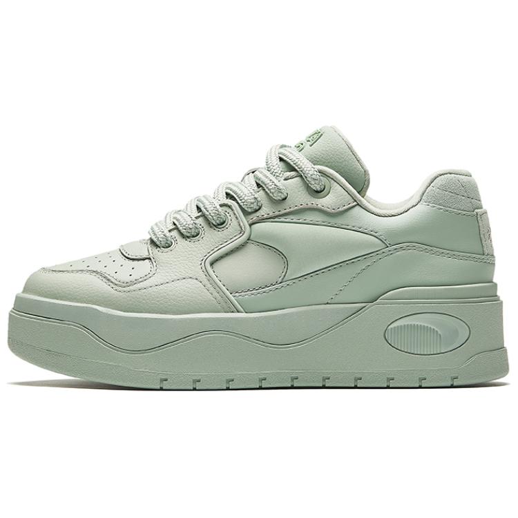 Anta 982EVO Anti-Slip And Wear-Resistant Support Height Increasing Low-Top Skateboard Shoes Women's Green