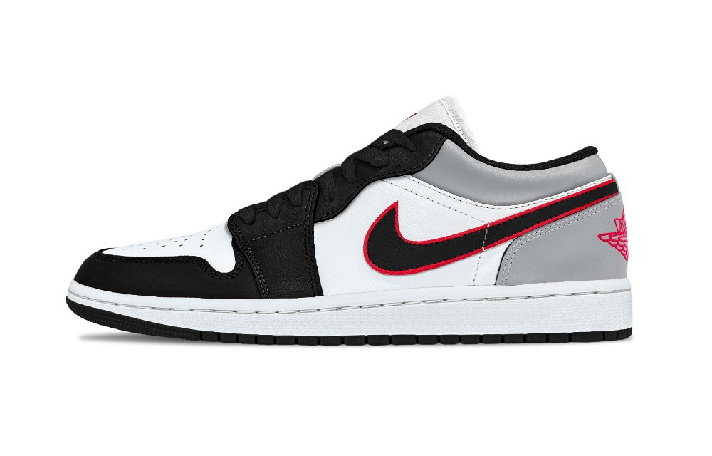 Jordan Air Jordan 1 True To The Essence Of Beauty Support Low Top Vintage Basketball Shoes Unisex Gray Black