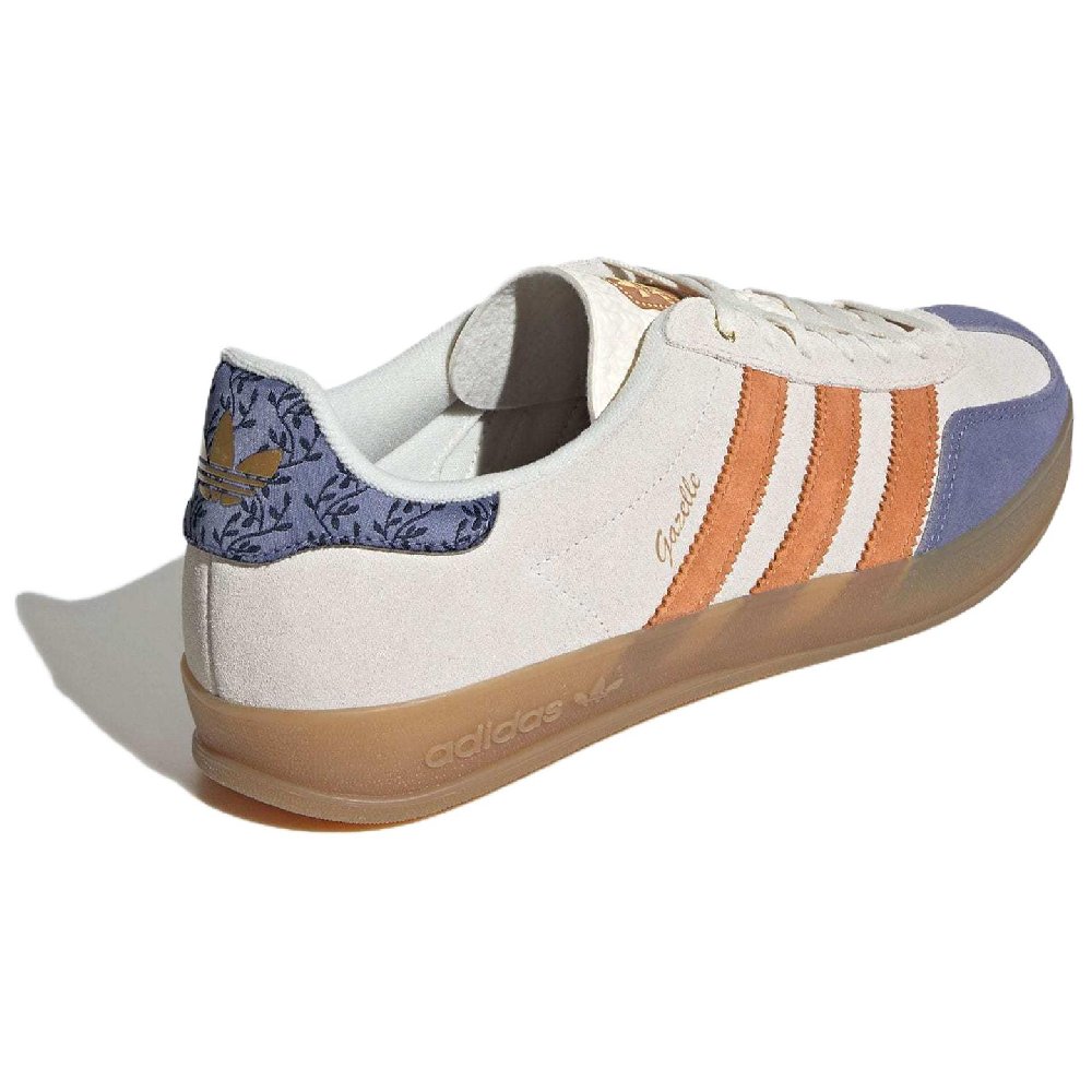 Adidas Gazelle Indoor Cream White Blue Orange