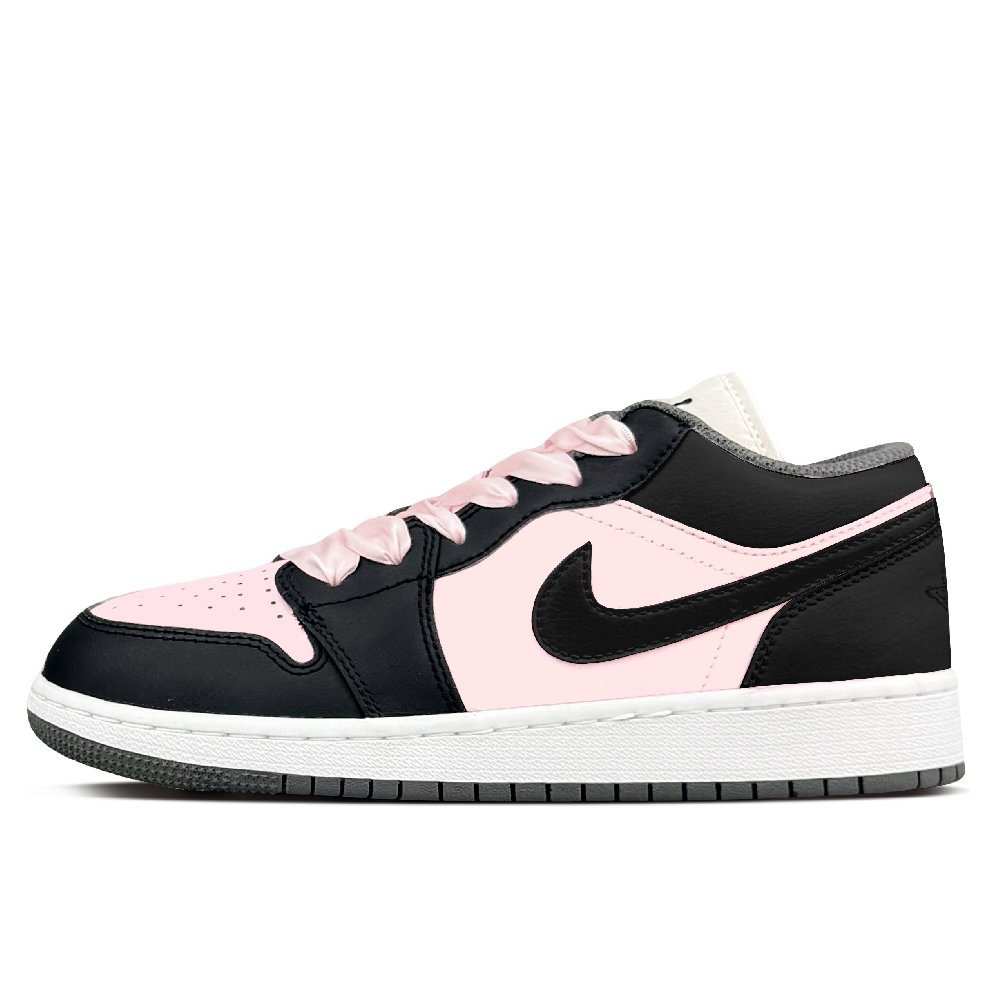 Jordan Air Jordan 1 Abrasion Resistant Low Top Vintage Basketball Shoes Women's Strawberry Pink