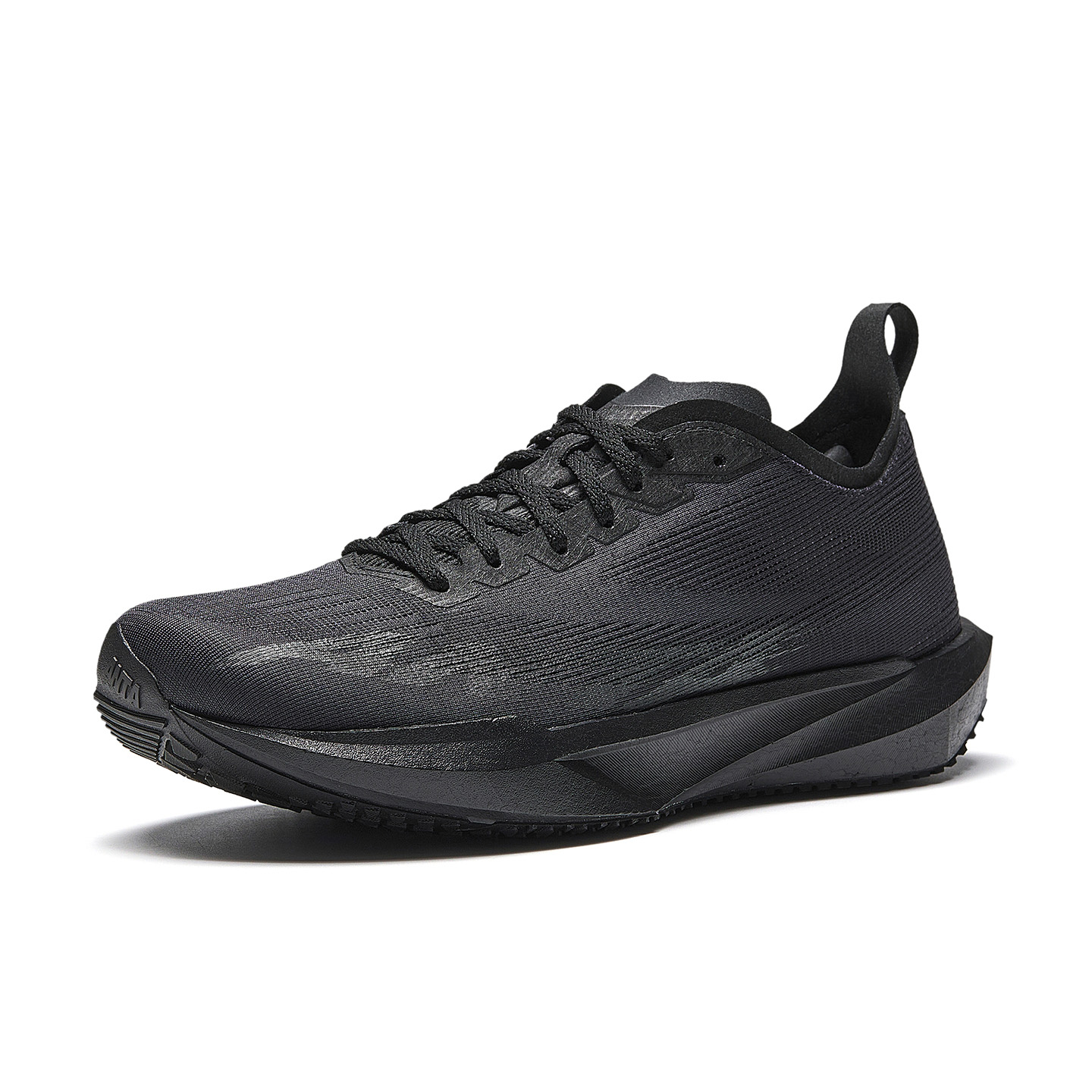 Anta Cushioning, Wear Resistant Low top Casual Running Shoes Men's Basic Black