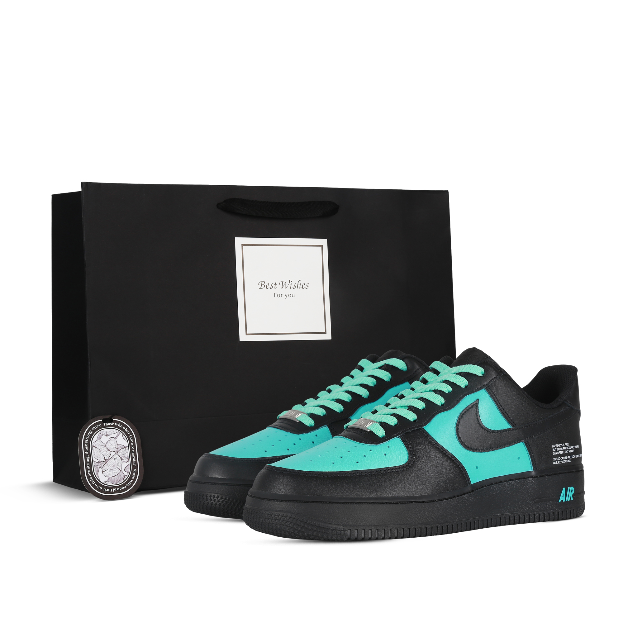 Nike Air Force 1 Beached Slip Resistant Low top Skateboard Shoes Women's Mint Green