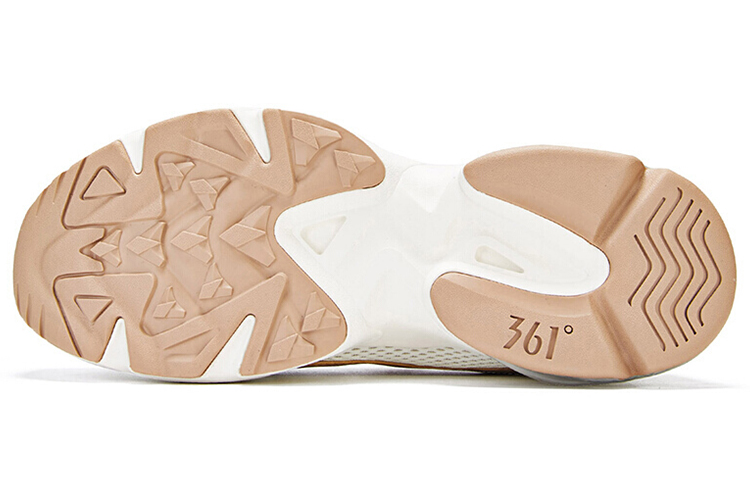 361° Chunky Sneakers Men Low-Top White/Brown