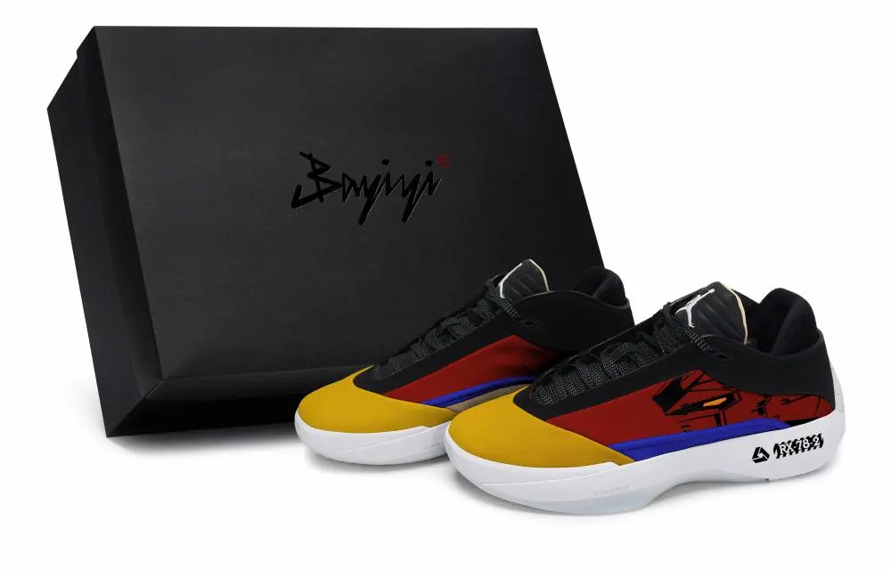 Jordan Air Jordan 40 Basketball Shoes Men's Low top White/Red/Yellow