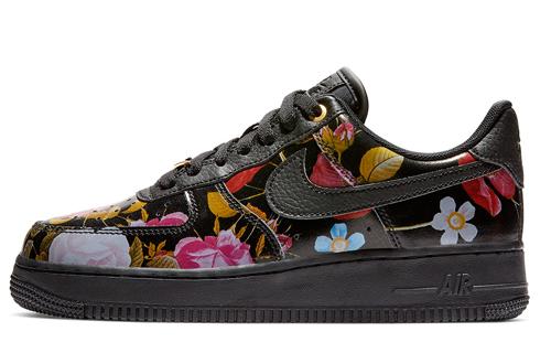 Nike Air Force 1 Low Black Floral Women's