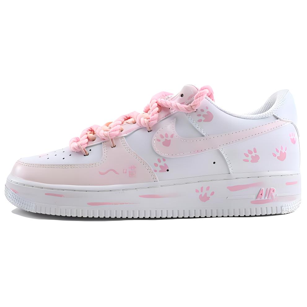 Nike Air Force 1 Skateboard Shoes Unisex Low top White, Pink