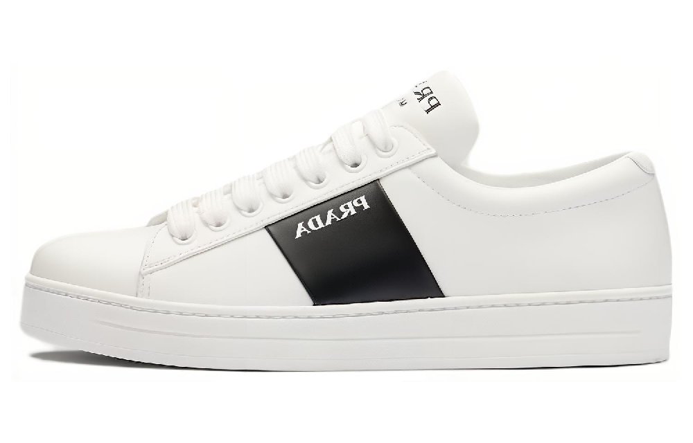 PRADA Low-Top Skateboard Shoes Women's White
