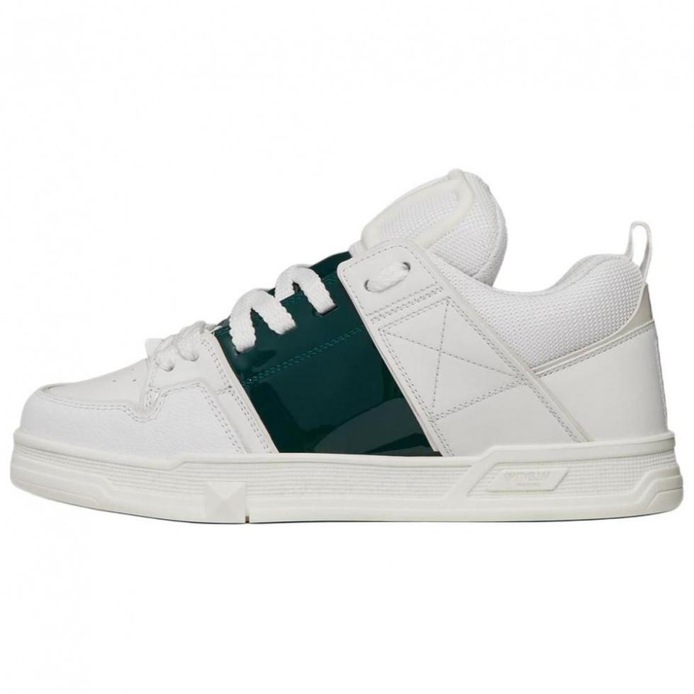 Valentino Open Stylish Skateboarding Shoes Women's White Green