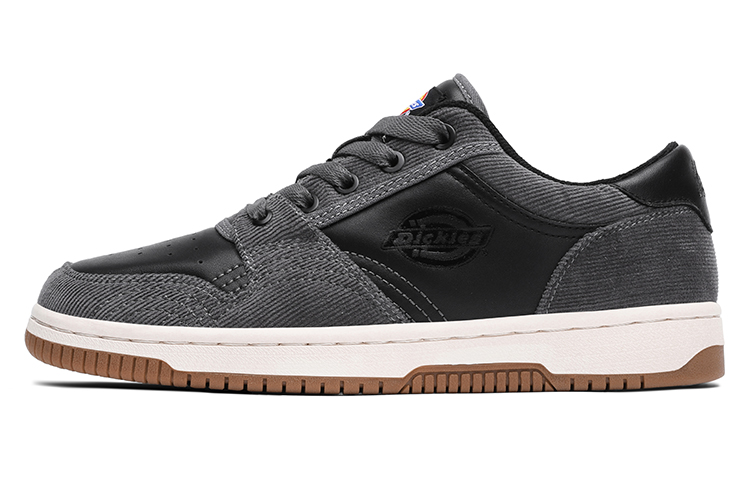 Dickies Versatile Fashion Panda Casual Shoes Men's Black Gray